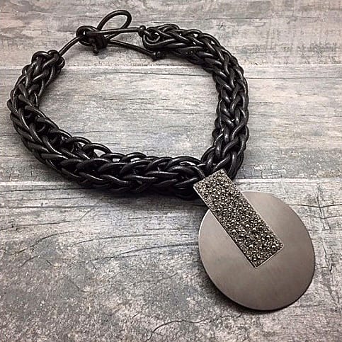 KV Leather Necklace
